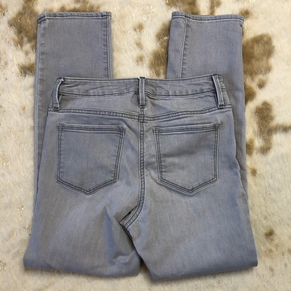 Athleta Jeans 2 Sculptek Skinny Gray Crop Stretch Midrise Womens XS Stretch - Picture 5 of 8